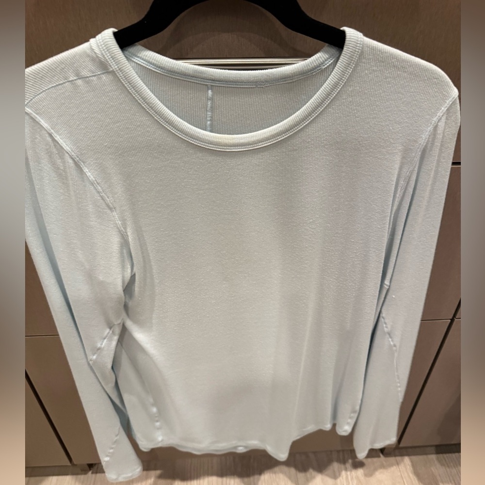 Lululemon Athletica Light Blue Long Sleeve Top